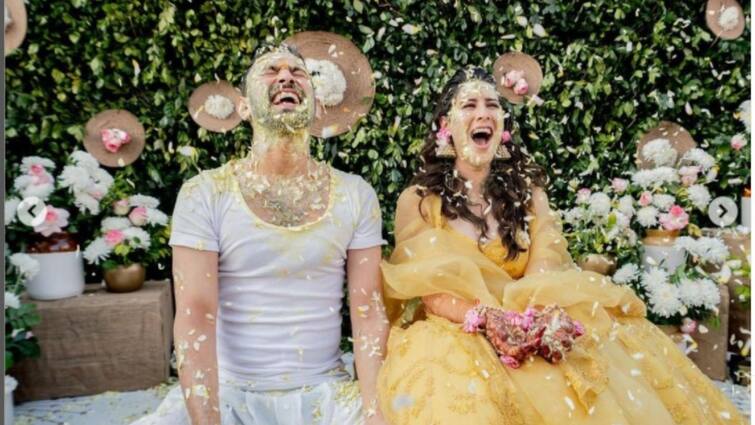 Vikrant Massey Wedding Pics: Actor Vikrant Massey shares photos of his Haldi ceremony on social media Vikrant Massey Wedding Pics: হলুদে মাখামাখি বিক্রান্ত-শীতল, শেয়ার করলেন ছবি