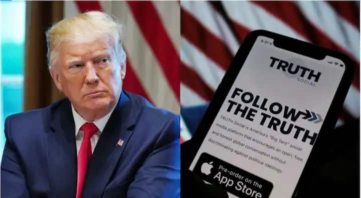 Donald Trump new social media app truth social set release apple app store monday know details अमेरिकेचे माजी राष्ट्राध्यक्ष डोनाल्ड ट्रम्प यांचे सोशल मीडिया अॅप 'TRUTH Social' लॉन्चसाठी सज्ज!