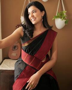 Anju Kurian: சேலையிலே வீடு கட்டவா... அஞ்சு குரியனின் லேட்டஸ்ட் க்ளிக்ஸ் !