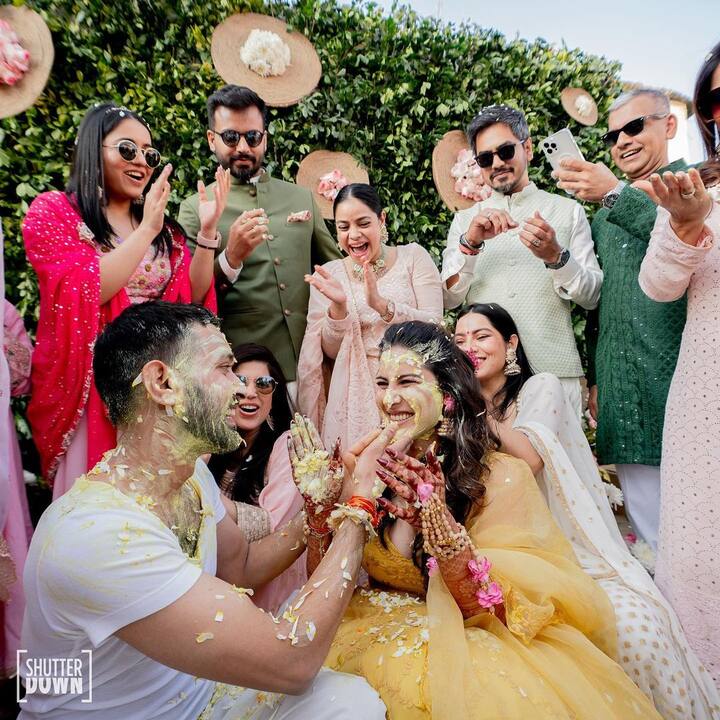 The couple fell for each other on the sets of 'Broken But Beautiful'. Sharing their wedding pictures, the couple wrote,