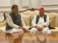 UP Election 2022: मतदान से पहले मुलायम सिंह यादव का आशीर्वाद लेने पहुंचे Shivpal Yadav, कहा- विश्वास है हमारी जीत होगी