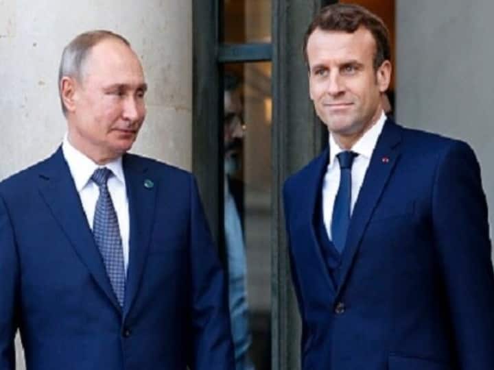 Amid Russia Ukraine Tension french President Emmanuel Macron and Vladimir Putin talks for 105 minutes on Phone know latest Update  जंग टालने की कोशिशें तेज, पूर्वी यूक्रेन में सीजफायर पर पुतिन और फ्रांस के राष्ट्रपति ने 105 मिनट की बात