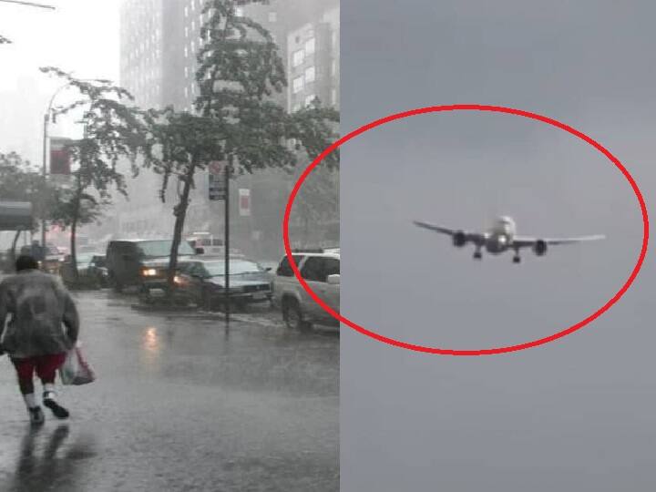 Watch: Air India pilots ace landing amid gusty winds powered by Storm Eunice Watch Video | ”சூறாவளி...நான்தான்டா” - புயல் காற்றுக்கு நடுவே ஹீரோ எண்ட்ரி கொடுத்த இந்திய விமானம்