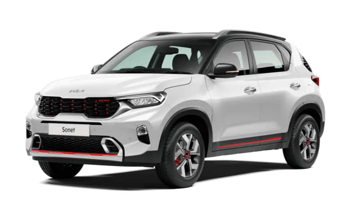 Kia Sonet एक 5 सीटर कॉम्पैक्ट एसयूवी है जिसकी कीमत 6.95 से 13.68 लाख रुपये के बीच है। यह डीजल और पेट्रोल इंजन ऑप्शन और 4 ट्रांसमिशन ऑप्शन मैनुअल, क्लचलेस मैनुअल, ऑटोमैटिक (डुअल क्लच) और ऑटोमैटिक (टॉर्क कन्वर्टर) में उपलब्ध है. सोनेट 11 कलर ऑप्शन में उपलब्ध है। सोनेट का माइलेज 18.2 kmpl से लेकर 24.1 kmpl तक है.