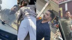 ਭਦੌੜ 'ਚ 'ਆਪ' ਉਮੀਦਵਾਰ 'ਤੇ ਕਾਂਗਰਸੀਆਂ ਵੱਲੋਂ ਹਮਲਾ, ਗੱਡੀ ਦੇ ਬੋਨਟ 'ਤੇ ਚੜ੍ਹ ਕੀਤਾ ਇਹ ਕਾਰਾ