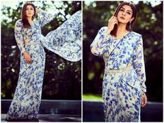 47 की उम्र में फ्लोरल प्रिंट साड़ी पहन रवीना टंडन ने बरपाया कहर, कजरारी आंखों को देख फैंस हुए दीवाने