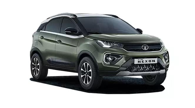 Tata Nexon एक 5 सीटर कॉम्पैक्ट SUV है जिसकी कीमत 7.39 से 13.35 लाख रुपये के बीच है. यह डीजल और पेट्रोल दोनों ​​इंजन ऑप्शन के साथ आती है. इसमें 2 ट्रांसमिशन मैनुअल और एएमटी दोनों उपलब्ध है। नेक्सॉन 5 रंगों में ऑप्शन में आती है. Nexon का माइलेज 16 kmpl से 22.4 kmpl तक है.