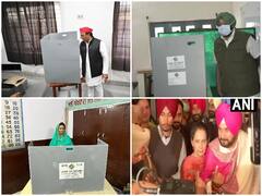 यूपी-पंजाब विधानसभा चुनाव : लोगों में ही नहीं, राजनीतिक हस्तियों में भी दिखा वोटिंग का उत्साह, इन नेताओं ने परिवार संग डाला वोट