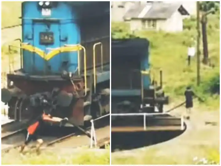 Watch Video : ਬਾਹੂਬਲੀ ਨੇ ਹੱਥਾਂ ਨਾਲ ਧੱਕਾ ਦੇ ਕੇ ਧਸਾ ਦਿੱਤਾ ਟਰੇਨ ਦੇ ਇੰਜਣ, ਲੋਕਾਂ ਦੇ ਛੁੱਟੇ ਪਸੀਨੇ