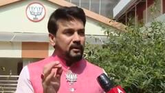 Akhilesh Yadav के आरोपों पर Anurag Thakur का पलटवार-'SP के संबंध आतंकियों से हैं' । UP Election 2022