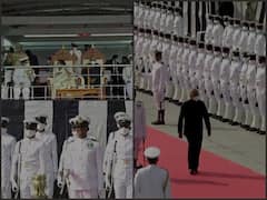 12वें प्रेसिडेंट फ्लीट रिव्यू में Navy ने दिखाई समुद्री ताकत, राष्ट्रपति ने की 60 से ज्यादा जहाजों, पनडुब्बियों और 55 विमानों की समीक्षा