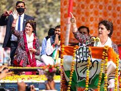 In Photos: लखनऊ में प्रियंका गांधी ने किया रोड शो, लोगों में दिखा भारी उत्साह, देखें तस्वीरें
