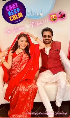 Pregnant Kajal Aggarwal Shares God Bharai Pics: Mom-To-Be Glows At Her Traditional Baby Shower Ceremony