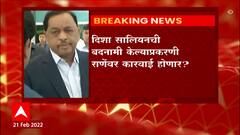 Disha Salian and Rane Special Report: दिशाच्या बदनामीप्रकरणी राणेंवर कारवाई होणार? ABP Majha