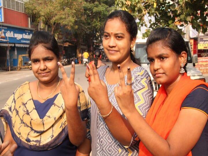 Local Body Election 2022 | Madurai: Re-polling only at the women's polling booth in the 17th ward of Thirumangalam Local Body Election 2022 | திருமங்கலம் 17ஆவது வார்டில் பெண்கள் வாக்குச்சாவடியில் மட்டும் மறு வாக்குப்பதிவு