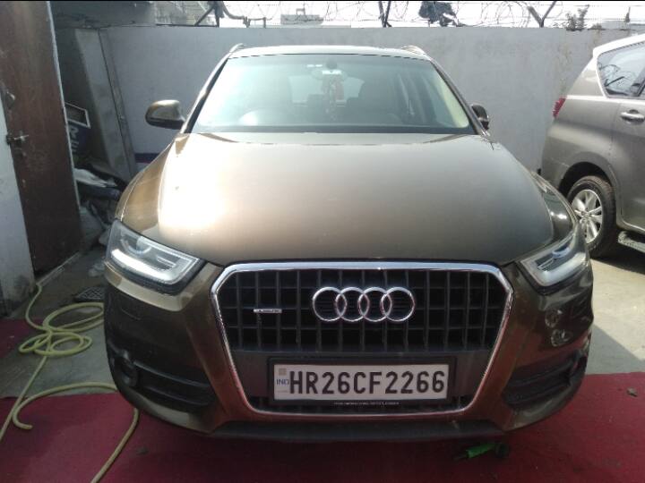 2014 AUDI Q3 2.0 TDI QUATTRO: कीमत- 12.95 लाख, चली हुई- 60000 Km, फ्यूल टाइप- डीजल, ओनर- सेकेंड, कलर- ब्राउन, ट्रांसमिशन- ऑटोमैटिक, लोकेशन- गुरुग्राम