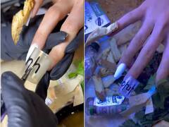 महिला ने अपने नाखूनों पर ही कर लिया पार्टी का पूरा इंतजाम, चिप्स-पुदीना-नमक-ग्लास सब कुछ, हैरत में पड़े लोग