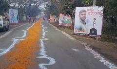 PHOTO : सांगलीच्या शिगावात फुलांचा सडा, रांगोळ्या अन् अश्रूचा बांध! देशाच्या वीर सुपुत्राला अंतिम विदाई