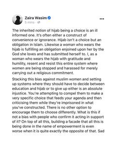 Hijab Row: धर्म के नाम पर एक्टिंग छोड़ने वाली Zaira Waseem हिजाब के सपोर्ट में उतरीं, चर्चा में है उनका बयान, जानें