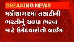 મહીસાગરમાં તલાટીની ભરતીનું ચલણ ભરવા માટે ઉમેદવારોની લાઈન, જુઓ ગુજરાતી ન્યુઝ