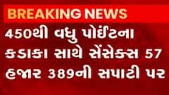 શેર માર્કેટ અપડેટઃ કારોબારી સપ્તાહના પ્રથમ દિવસે 450થી વધુ પોઈન્ટનો કડાકો