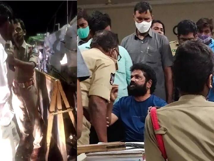 Why YSRCP MP Nandigam Suresh went to Krishna Lanka Police Station In Vijayawada Video goes viral YSRCP MP Nandigam Suresh: అర్ధరాత్రి బెజవాడ పీఎస్‌లో ఎంపీ నందిగాం సురేష్ హల్‌చల్.. అసలు ట్విస్ట్ ఏంటంటే