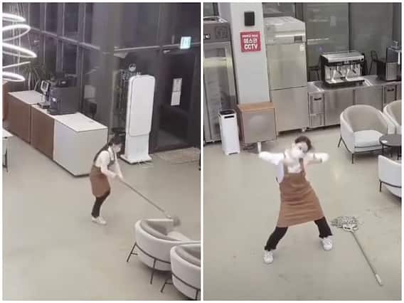 गाने की धुन में ऐसी डूबी ये लड़की कि काम छोड़कर करने लगी ये हरकत, मालिक भी देखकर चौंक गया गाने की धुन में ऐसी डूबी ये लड़की कि काम छोड़कर करने लगी ये हरकत, मालिक भी देखकर चौंक गया