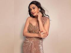 Surbhi Chandna : टीव्हीच्या ‘नागिन’चा सीझलिंग लुक, सुरभी चंदनाच्या गोल्डन ड्रेसवर खिळल्या साऱ्यांच्या नजरा!