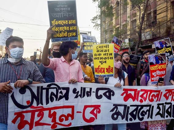 Anish Khan Death Case: Students Clash With Police During Protests In Kolkata, Several Detained Anish Khan Death Case: Students Clash With Police During Protests In Kolkata, Several Detained
