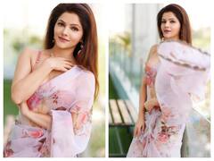 फ्लावर प्रिंटेड साड़ी में खूबसूरत फोटो शेयर कर रुबीना दिलैक ने पूछा गजब का सवाल, क्या आपके पास है इसका जवाब ?
