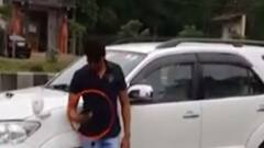 રાજકોટમાં જાહેરમાં યુવકે હવામાં કર્યું ફાયરિંગ, જુઓ ગુજરાતી ન્યુઝ