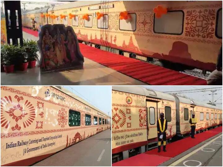 Delhi, Shri Ramayana Yatra Train' depart today February 22,  know everything about it Shri Ramayan Yatra Train From Delhi: दिल्ली से रवाना हुई 'श्री रामायण यात्रा ट्रेन', एक क्लिक में जानिए- टूर पैकेज से लेकर बुकिंग प्रोसेस तक सबकुछ