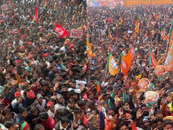 Political Rallies All restrictions on the election campaign have now been lifted by election commission Political Rallies : निवडणूक प्रचारावर कोरोनामुळे असलेले सर्व निर्बंध आता हटले,  राजकीय सभांना पूर्वीप्रमाणे परवानगी