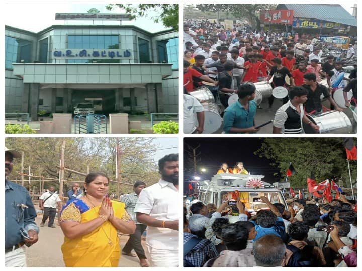 TN Urban Election Results: DMK celebrates the capture of Nellai Corporation after 16 years TN Urban Election Results:  16 ஆண்டுகளுக்கு பின் நெல்லை மாநகராட்சியை கைப்பற்றிய திமுக : கொண்டாட்டத்தில் திமுகவினர்