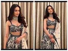 Rakul Preet Singh: బ్లాక్ లెహంగాలో రకుల్, క్యూట్ ఫొటోలు వైరల్ 