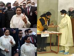 UP Election 2022: बसपा सुप्रीमो Mayawati ने लखनऊ में डाला वोट, लोगों से की मतदान करने की अपील, देखें तस्वीरें