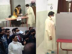 UP Election 2022: बसपा सुप्रीमो Mayawati ने लखनऊ में डाला वोट, लोगों से की मतदान करने की अपील, देखें तस्वीरें