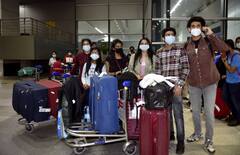 In PICS | Air India Brings First Batch Of Indian Nationals From Kyiv As Ukraine-Russia Conflict Heightens