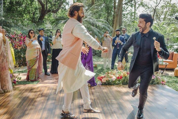 ऋतिक रोशन भी इस महफिल की जान बने थे. उन्होंने दूल्हे राजा फरहान अख्तर के संग सेनोरिटा सॉन्ग पर जमकर डांस किया.