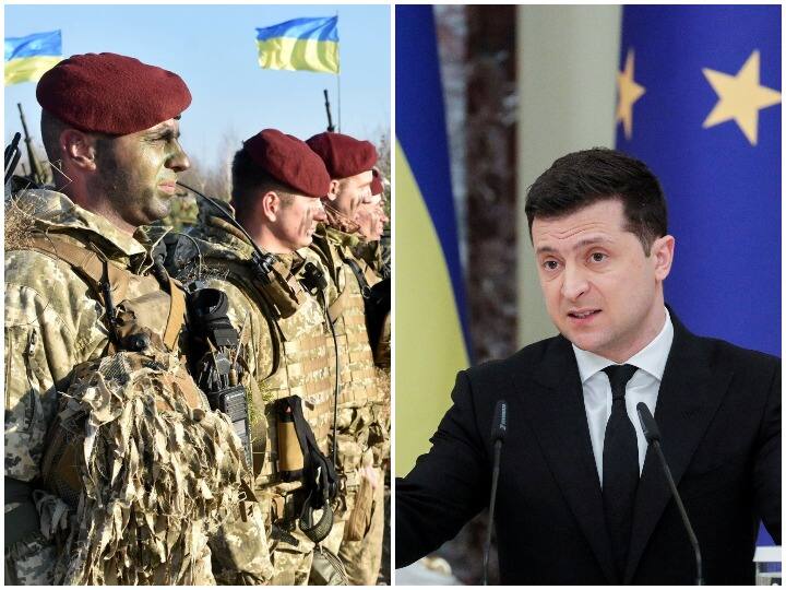 Ukraine's president Volodymyr Zelenskyy calls up reservists aged 18 to 60 for a maximum service of one year यूक्रेन के राष्ट्रपति ने 18-60 वर्ष वाले नागरिकों को 1 साल तक सेना में अनिवार्य सेवा के लिए बुलाया