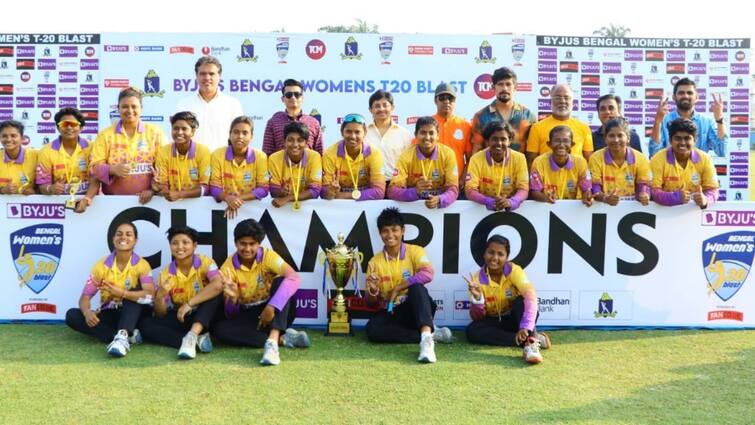 Md Sporting become inaugural Bengal Women's T20 Blast champion Bengal Women's T20: বেঙ্গল মহিলা টি-টোয়েন্টি চ্যালেঞ্জ ট্রফি জয়ী মহমেডান স্পোর্টিং