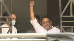 Nawab Malik money laundering case: NCP workers protest outside ED office