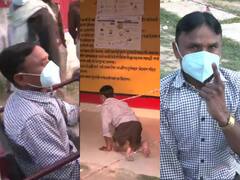 Up Elections: चौथे चरण की वोटिंग के लिए दिव्यांगों ने दिखाया जोश, कोई व्हीलचेयर पर पहुंचा तो कोई हाथों के बल चलकर, देखें PICS