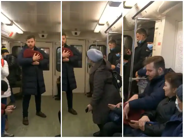 ਮੈਟਰੋ 'ਚ ਸੀਟ ਲੈਣ ਲਈ ਸ਼ਖਸ ਨੇ ਕੀਤਾ ਅਜਿਹਾ ਕਿ ਮਹਿਲਾ ਨੇ ਵੀ ਤਰਸ ਖਾ ਕੇ ਛੱਡ ਦਿੱਤੀ ਸੀਟ, ਵੀਡੀਓ ਦੇਖ ਕੇ ਤੁਸੀਂ ਹੋ ਜਾਓਗੇ ਲੋਟਪੋਟ