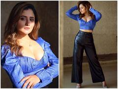 लेदर पैंट और डीप नेक क्रॉप टॉप पहन रश्मि देसाई ने दिखाए जलवे हजार, कैप्शन पढ़ फैंस फोटो देख रहे बार-बार