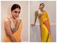 Kiara Advani: షిఫాన్ చీరలో కియారా, ఎంత అందంగా ఉందో