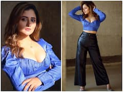 लेदर पैंट और डीप नेक क्रॉप टॉप पहन रश्मि देसाई ने दिखाए जलवे हजार, कैप्शन पढ़ फैंस फोटो देख रहे बार-बार