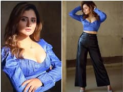 નેક ક્રોપ ટૉપ પહેરી રશ્મિ દેસાઇએ કરાવ્યું ગ્લેમરસ ફોટોશૂટ