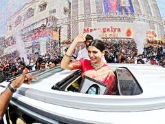 Samantha Photos: నల్గొండలో సమంత, జాతరలా మారిపోయిందక్కడ