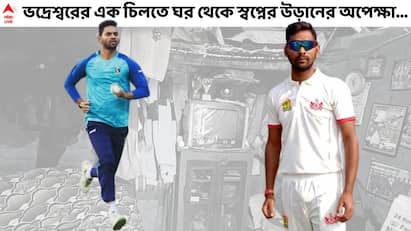 Once started working as an electrician, Bengal pacer Durgesh Dubey creates history by taking 8 wickets in 8 consecutive balls Durgesh Dubey Exclusive: ভারতীয় ক্রিকেটে হইচই ফেলা দেওয়া দুর্গেশ ইলেকট্রিক মিস্ত্রির কাজও করেছেন!